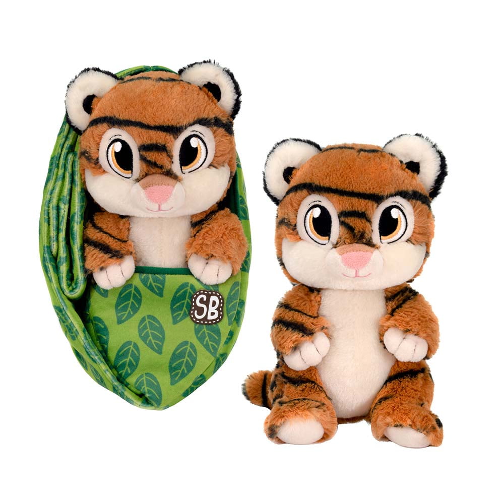 New Tiger Swaddle Baby Plush Toy | Soft Stuffed Animal | Ideal for Infants and Toddlers | Perfect Baby Shower Gift