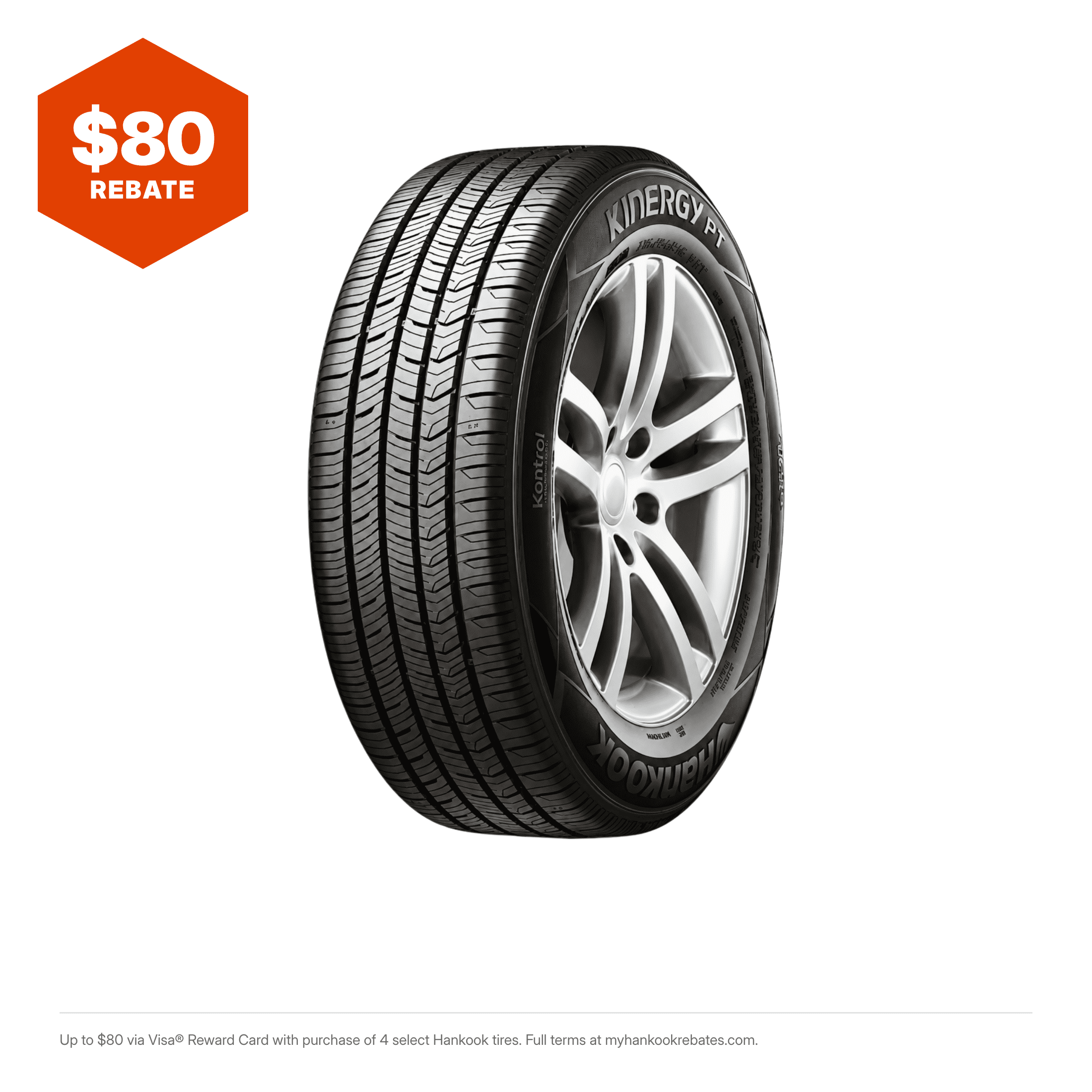 New Tire 185/60R15 Hankook KINERGY PT H737 84T SL 860 A A All Season Touring Tire