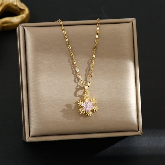 New Titanium Steel Four-Leaf Clover Necklace - Trendy and Stylish Ins-Inspired Non-Fading Clavicle Chain for Women
