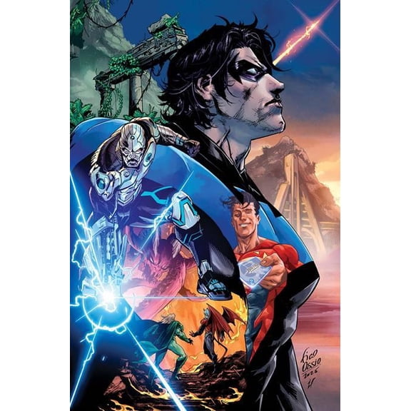 New Titans #34 Cvr D Fico Ossio Things To Come Card Stock Var DC Comics Comic Book