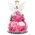 thumbnail image 1 of New Title: Eternal Glass Flowers for Mother’S Day, Preserved Roses in Glass Dome, Romantic Home Decor Gift for Wife Sister, No Watering Needed, Keepsake , A Mother'S Day Preserved Flower Ornament, 1 of 5