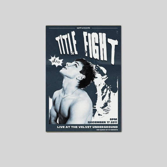New Title Fight band graphic Gift For Fans Poster Size 24''x36'' Googate