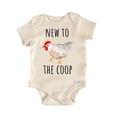 thumbnail image 1 of New To The Coop Chicken Farm Newborn Gift Baby Onesie®, 1 of 5