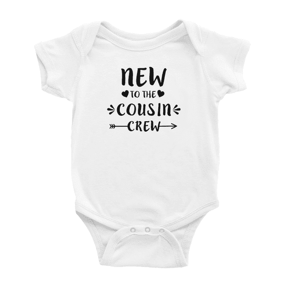 New To The Cousin Crew Cute Baby Jumpsuit Boy Girl Unisex