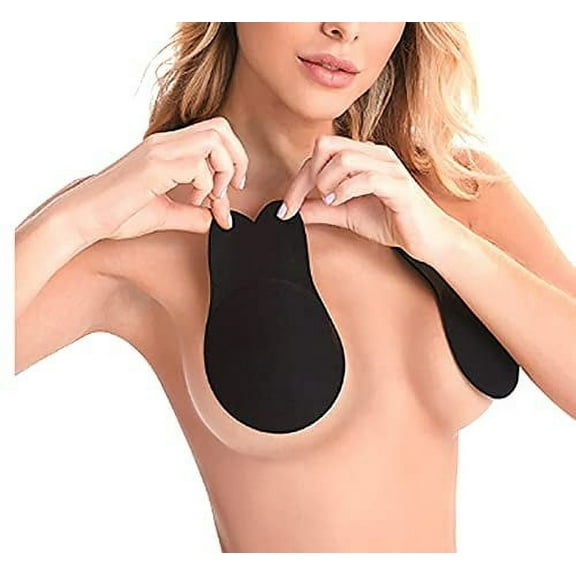 New ToBeInStyle Women's Self Adhesive Bunny Ears Breast Lift Pasties