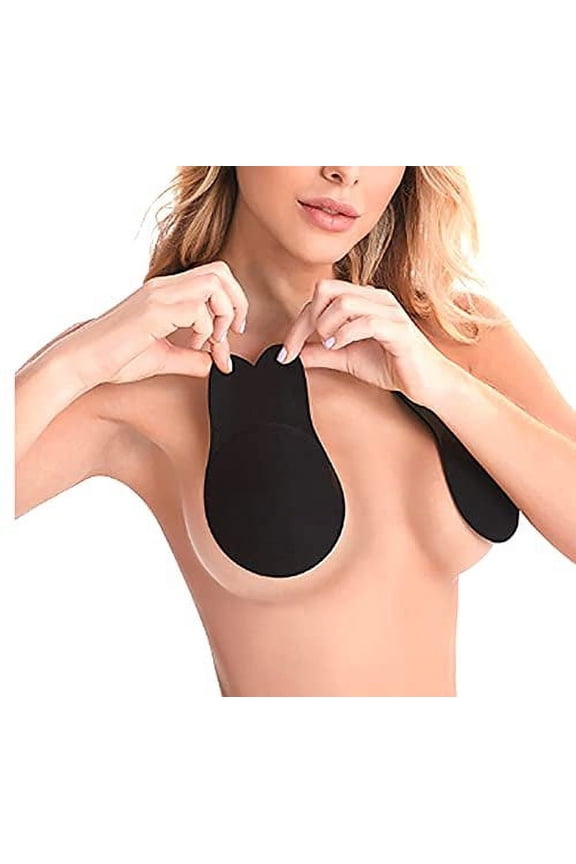 New ToBeInStyle Women's Self Adhesive Bunny Ears Breast Lift Pasties
