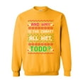 thumbnail image 1 of New Todd Vacation Carpet Is Wet Movie Ugly Christmas Funny DT Crewneck Sweatshirt, 1 of 2
