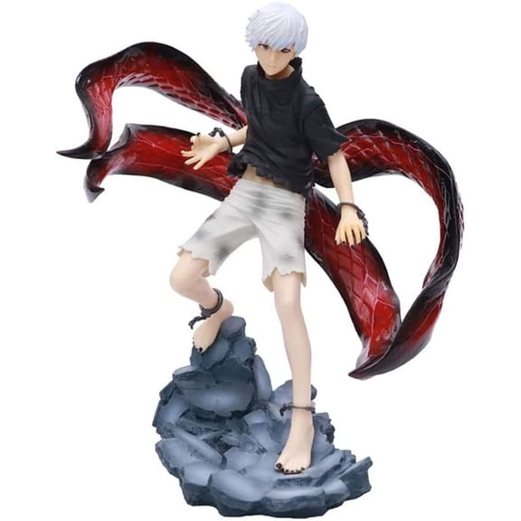 New Tokyo Ghoul: Kaneki Ken (Double Headed Statue) Animated Statue Cartoon Character Desktop Ornament family Collectible Memorial Gift Decorations Collection