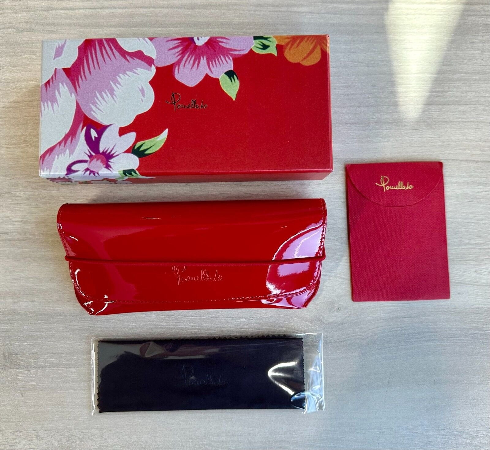 NEW Pomellato Eyeglasses with Red Case Pomellato New Eyeglasses Red Havana Transparent PM0051O 002  main image 4