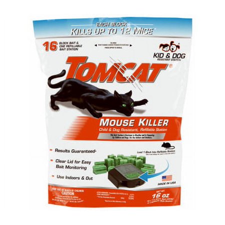 New Tomcat 0372110 Mouse Killer Bait Station,Each