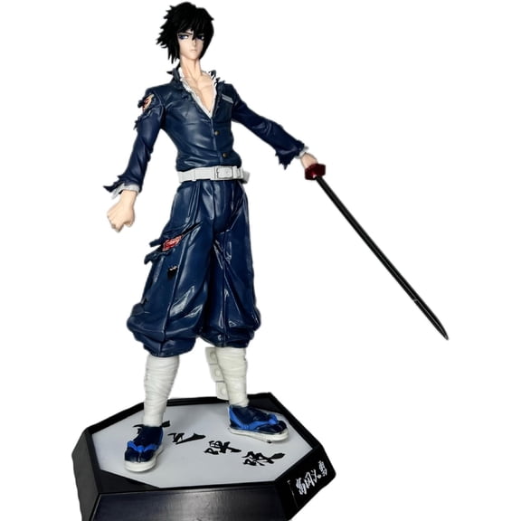 New Tomioka Figure, Fighting Tomioka Giyuu Anime Figures 30cm/11.8inch PVC Characters Decorations Collectible Souvenirs for Anime Fans Gifts