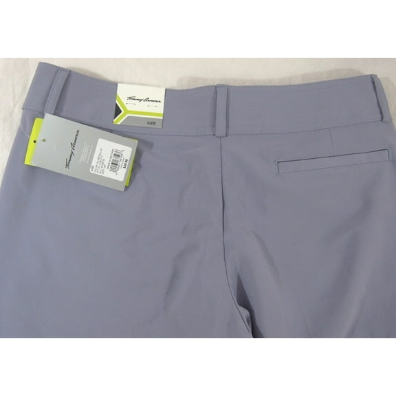 New Tommy Armour Womens Flat Front Golf Shorts Silver Bullet Size 2 Dri-Logic