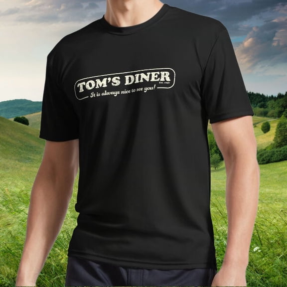 New Toms Diner Logo Active T-Shirt Logo American T-Shirt Funny S to 5XL
