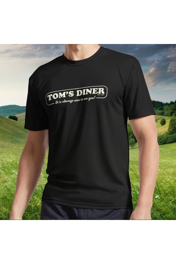 New Toms Diner Logo Active T-Shirt Logo American T-Shirt Funny S to 5XL