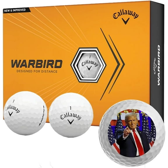 New Top Brands Trump - Callaway Warbird, Victory Speech Golf Balls, Set of 12