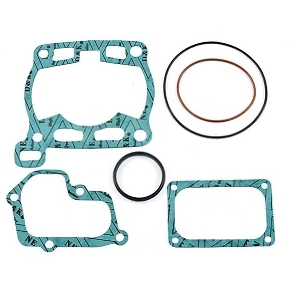 Cylinder Head Compatible with 2004-2008 Suzuki RM125 124cc 2-Stroke Liquid-Cooled Motocross Dirt Bike Top End Engine Rebuild 35HP Base Gasket Kit Horsepower 6-Speed Valve Transmission