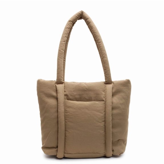 New Tote Bag for Women, Cotton Single-shoulder Bag, Large Capacity Commuting Tote Bag, Nylon Cloth Large Bag for Leisure Students During Classes