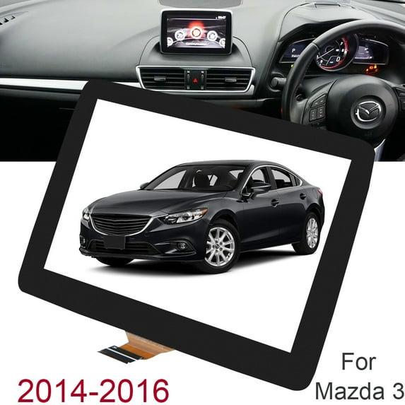 New Touch Screen Glass 7" For 2014 - 2016 Mazda 3 Information Display Nav Radio