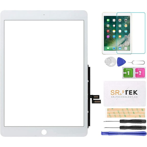 New Touch Screen for iPad 7 iPad 8 Gen Screen Replacement Digitizer 2019/2020 10.2",for 7/8th A2197 A2198 A2200 A2270 A2428 A2429 A2430 (not Include LCD) (White)