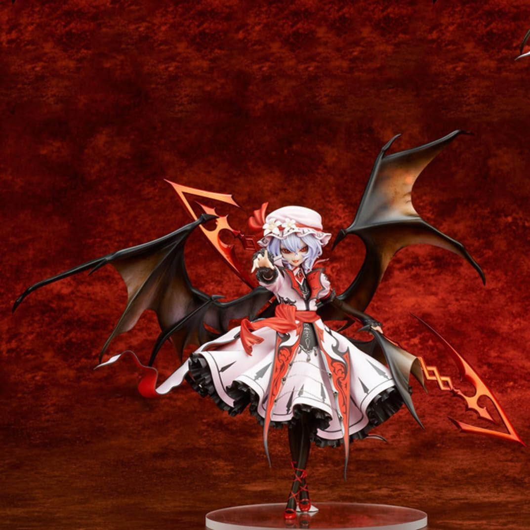 New Touhou Project The Scarlet Devil Remilia Scarlet (combat Ver) Character Anime Model Statue Action Figures Desktop Ornament Popular Decorations Fan Souvenirs Creative Gift Collectable