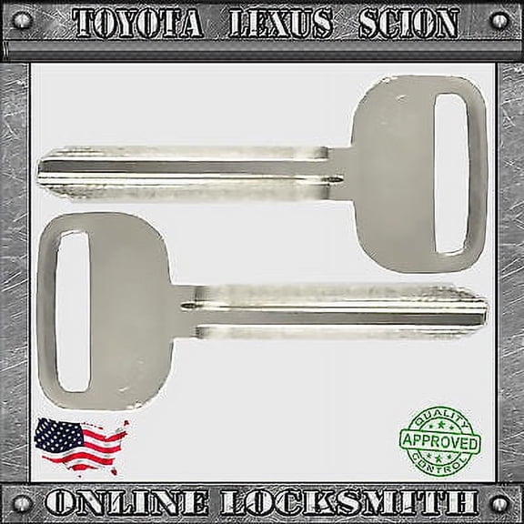 New Toyota & Scion Key TR47 X217 Uncut Blank Ignition Replacement Key 1993 Up