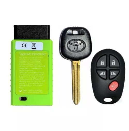 New Replacement Keyless Entry 3B Remote Fob + G Key For Toyota - Compatible With GQ43VT20T, Needs Programming