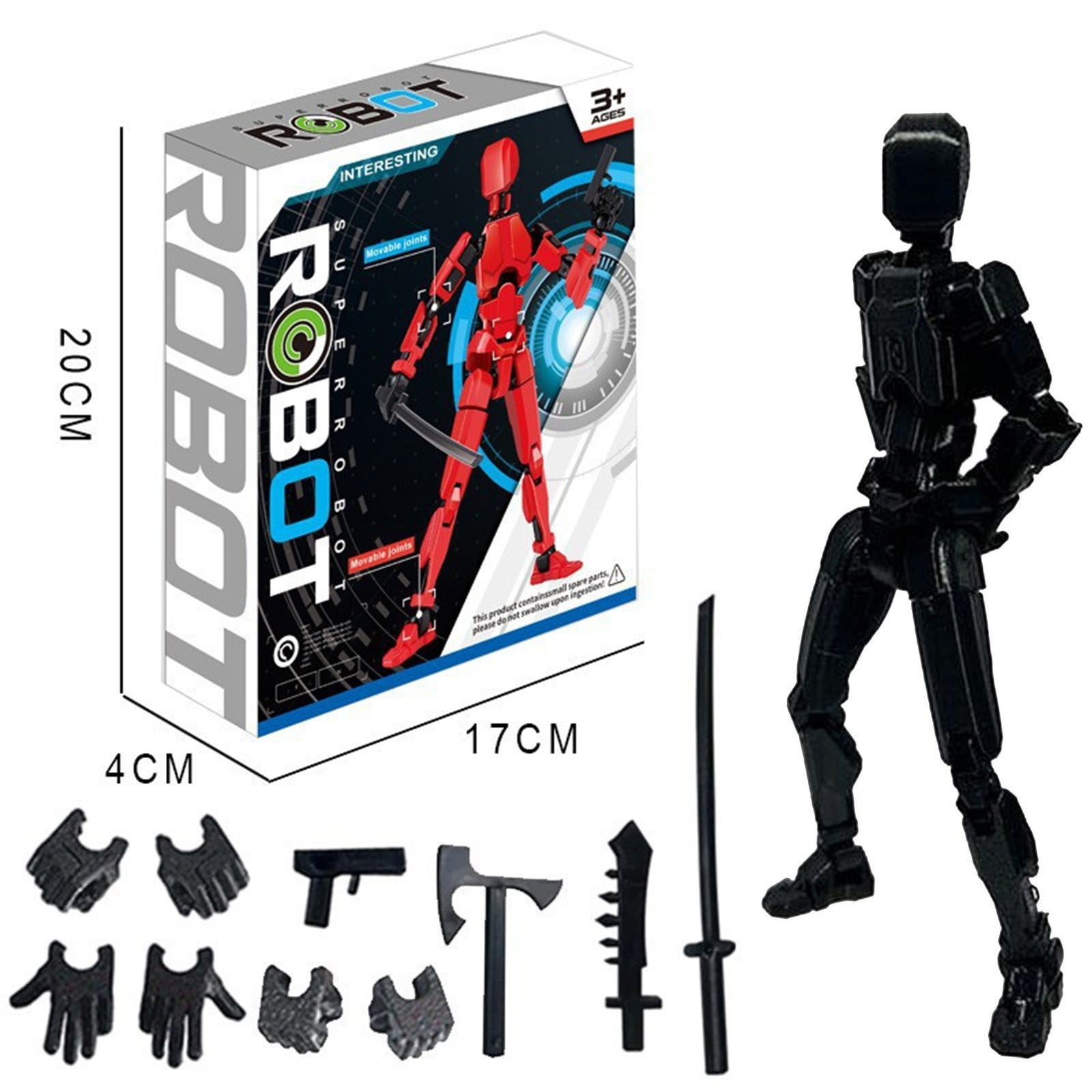 New Toys Under $1 Suncoda Titan 13 Action Figure, 3D Printed