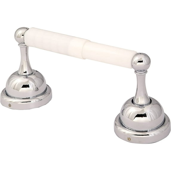 New Tradition Toilet Paper Holder, Chrome Finish - by PlumbUSA