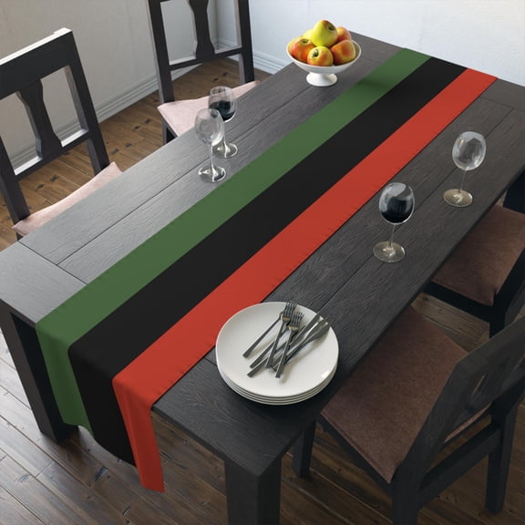 New Traditional Kwanzaa | 90"x16" Polyester Table Runner