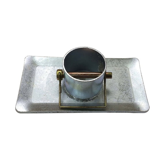 New Trailer Jack Foot Plate With Pin - 26029