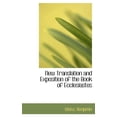 thumbnail image 1 of New Translation and Exposition of the Book of Ecclesiastes Hardcover, 1 of 1