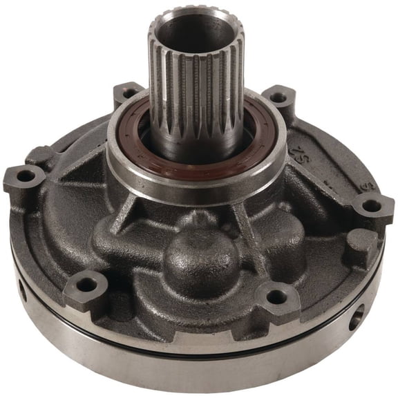 OEM Grade Transmission Charge Pump 22 Spline Gear Pump Compatible with Case 580M 580N 580SM 580SN 590SM 590SN Backhoe Loader Powershift 400 PSI Replaces 87429970 135190 Stens 1712-4416