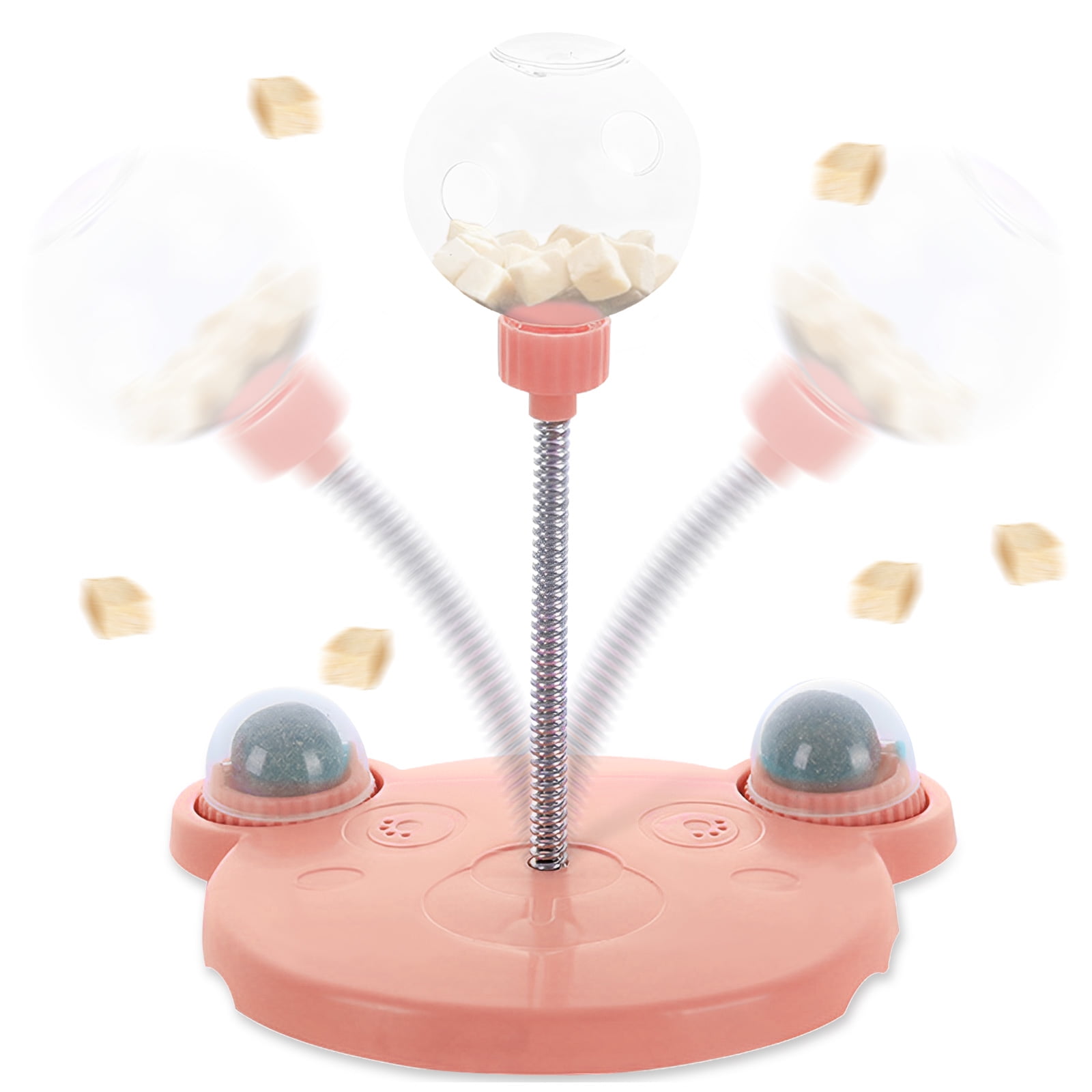 New Treat Dispensing Dog Toy Safe Interactive Cat Treat Dispenser ...