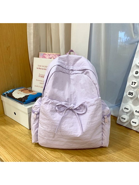 New Trend Of Junior High School Student Schoolbags Fashion Versatile Small Fresh Backpack Large -Capacity Commute Travel Backpack