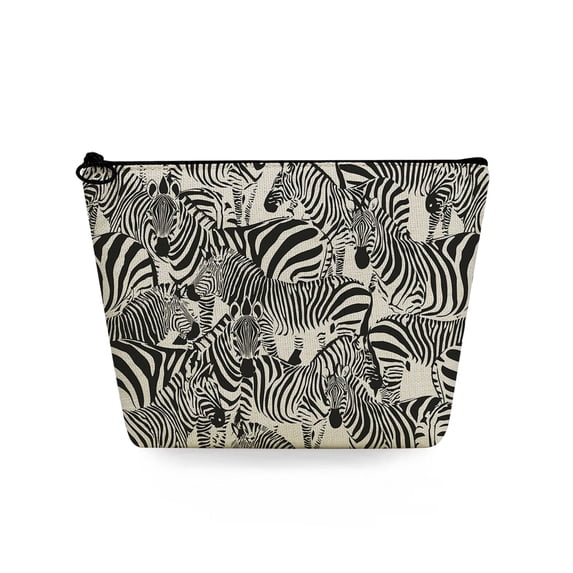 New Trend Women Cosmetic Bag Devil Eye Leopard Print Makeup Pouch Zebra Stripe Travel Toiletry Bag Custom Pencil Cases Gift