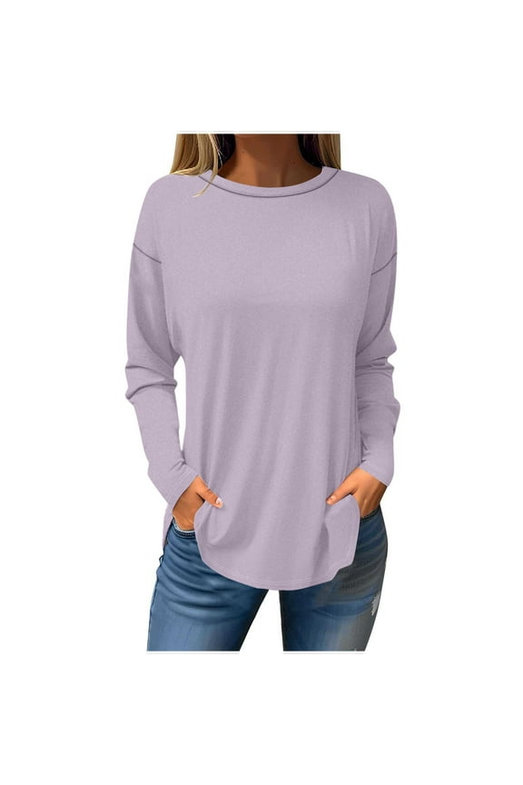 New & Trending Fashion Pohista Women's Shirts Ladies Tunic Fall Tops Long Sleeve Women's Blouses My Orders Cheap Fall Tops