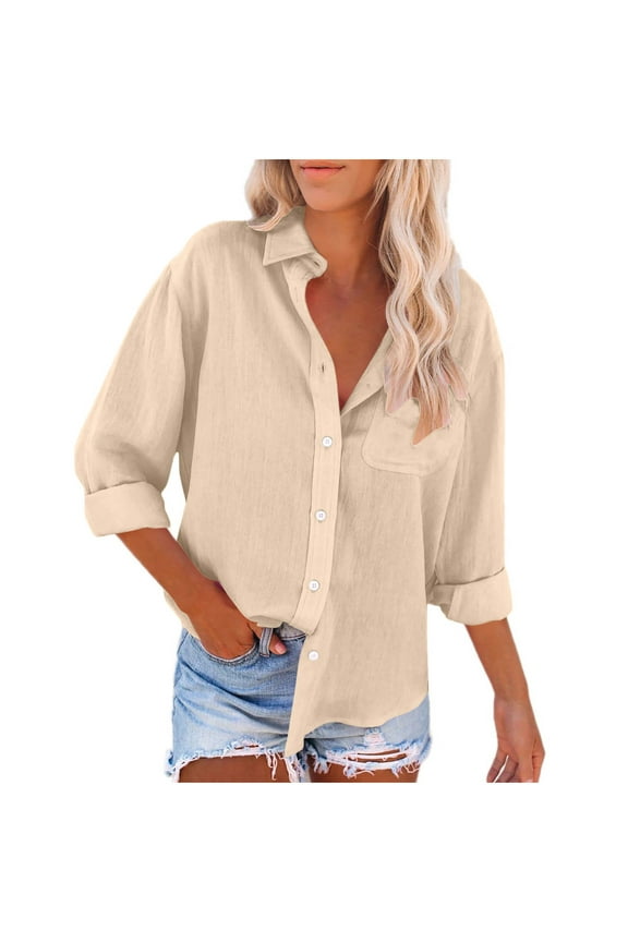 New & Trending Fashion Pohista Women's Shirts Plus Size Womens Tops Casual Long Sleeves Women's T-Shirts My Items out for Delivery Cheap Fall Tops