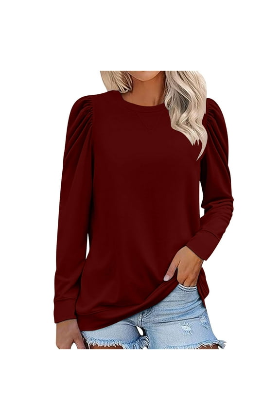 New & Trending Fashion Pohista Women's Tops Casual Spring Long Sleeve Blouses Women's Blouses My Cart Items Today Cheap Spring Tops