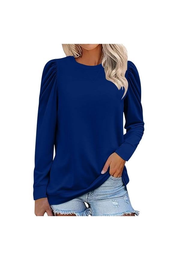 New & Trending Fashion Pohista Women's Tops Fall Work Long Sleeve T Shirt Women Oversized My Items out for Delivery Cheap Fall Tops