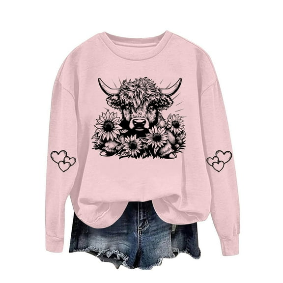 New & Trending Fashion Pohista Womens Tops Blouses Plus Size Long Sleeve Womens Blouses Reorder Items Pullover Sweatshirt