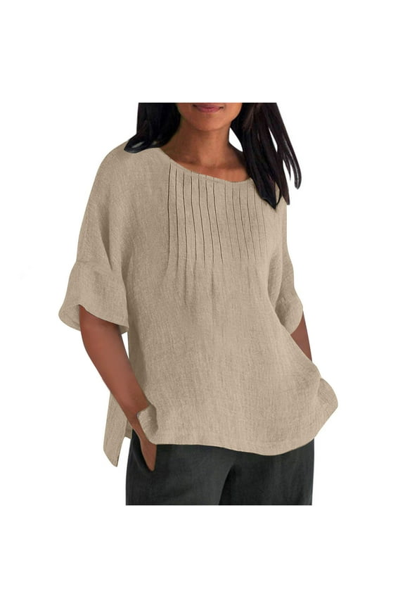 New & Trending Fashion Pohista Summer Tops for Women Trendy Button down Shirts for Women Plus Size Blouses for Women Button down Womens Short Sleeve Blouses Dressy Casual my recent orders Gifts