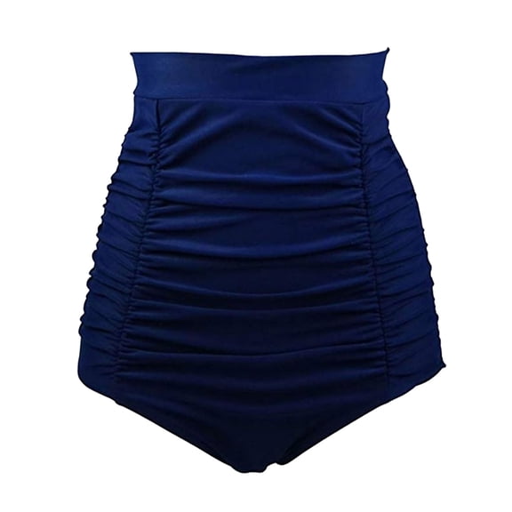 New & Trending NMMUED Swimsuit Bottoms for Women, Full Coverage Bikini Bottom, Tummy Control Swim Bottoms, Women Beach Fashion, High Waisted Swim Bottoms for Women, Blue L