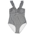 thumbnail image 1 of New & Trending NMMUED Womens One Piece Swimsuits, Ruffle Swimsuits for Women, Ruched One Piece Swimsuits for Women, Women Beach Fashion, Ruffle Bathing Suits for Women, Black L, 1 of 9