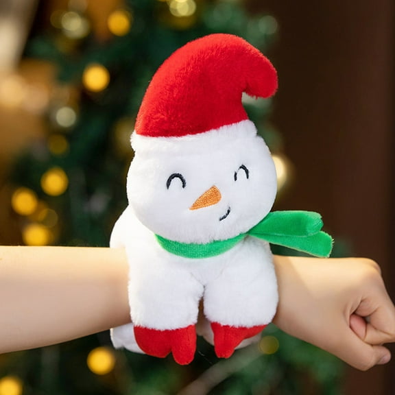 New & Trending karymi Christmas Slap Bracelet 9.84x2.76x1.97 Inch Elastic Fabric Wristband with Festive Design for Party Wear Mens Christmas Gifts New & Trending Summer Clearance