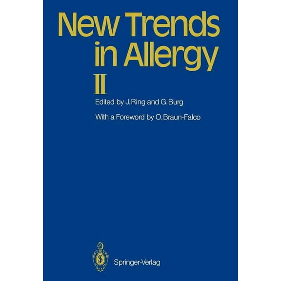 New Trends in Allergy II, (Paperback)