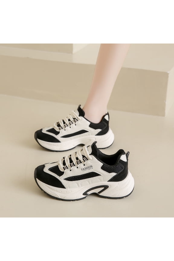 New Trendy Breathable Dad Shoes with Dual Mesh, Slip-Resistant And Durable, Suitable for Both Men And Women, Perfect for Sports And Casual Wear., Women Shoes, Sneakers