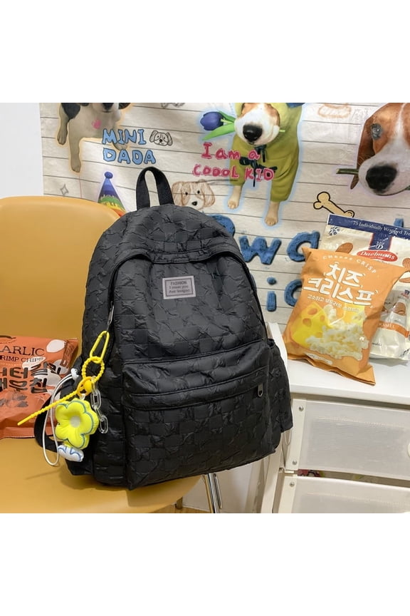 New Trendy Casual Backpack Korean Version Of The Men And Women Couples Backpack Fashion Contrasting College Student Schoolbags