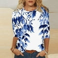 thumbnail image 1 of New Trendy!Homenesgenics Tunic Tops for Women Short Sleeve 4X Women Fashion Summer Casual Print Round Neck Loose Short Sleeve T-Shirt Top Blouse Pullover, 1 of 5