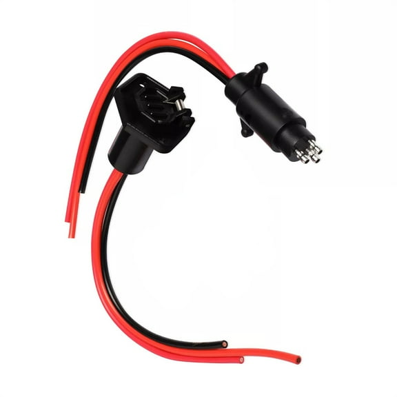 New Trolling Motor Plug & Socket Set 12-24V 3-Wire Replacement For Marine Boat