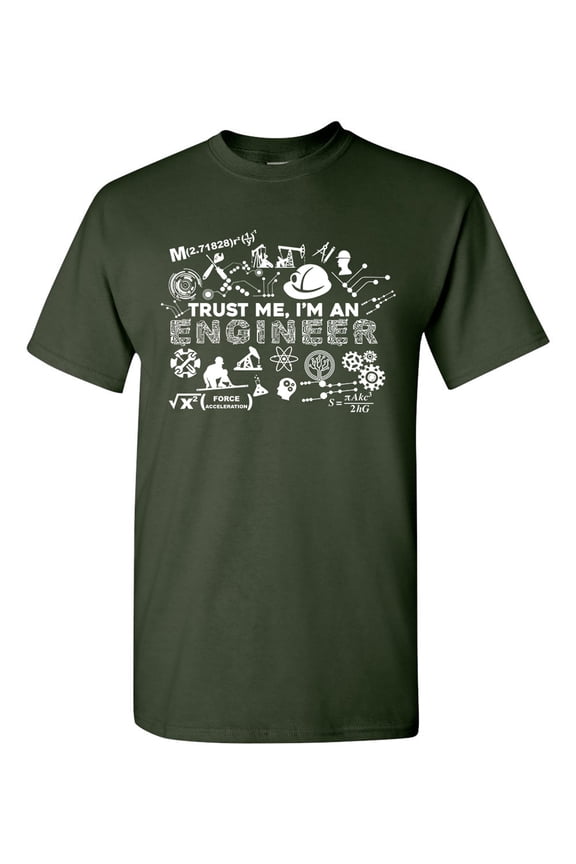 New Trust Me I'm An Engineer Funny DT Adult T-Shirt Tee